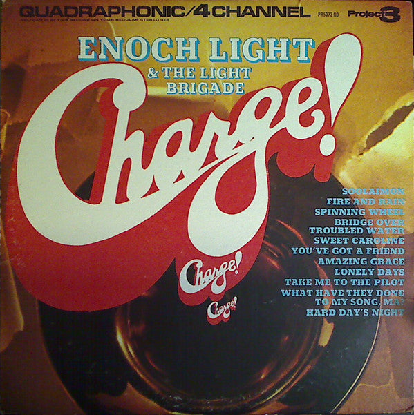 Enoch Light And The Light Brigade : Charge! (LP, Album, Quad)