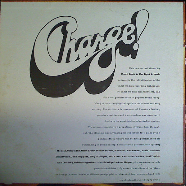 Enoch Light And The Light Brigade : Charge! (LP, Album, Quad)