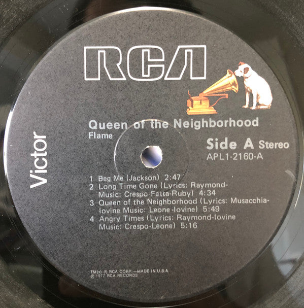 Flame (34) : Queen Of The Neighborhood (LP, Album, Ind)