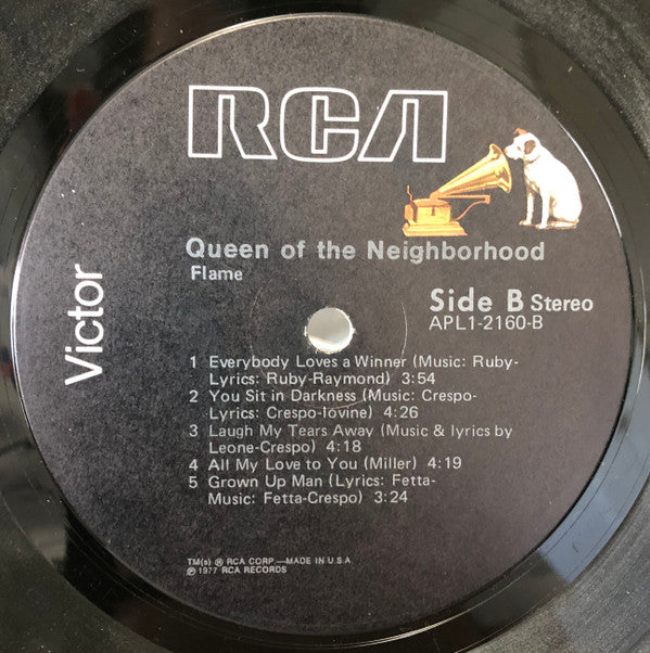 Flame (34) : Queen Of The Neighborhood (LP, Album, Ind)