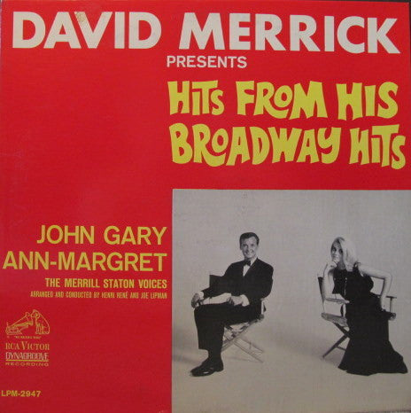 David Merrick (2) with John Gary and Ann-Margret* : David Merrick Presents Hits From His Broadway Hits (LP, Album, Mono)