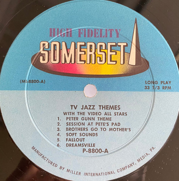 The Video All-Stars : TV Jazz Themes (LP, Album, Mono)