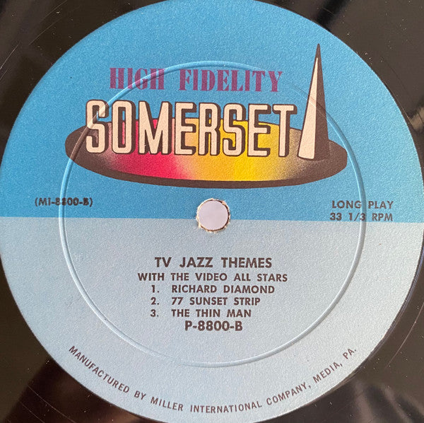The Video All-Stars : TV Jazz Themes (LP, Album, Mono)