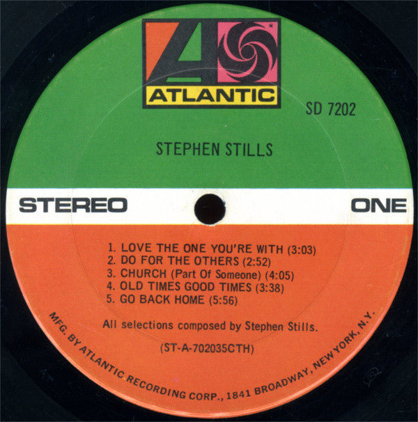 Stephen Stills : Stephen Stills (LP, Album, CTH)