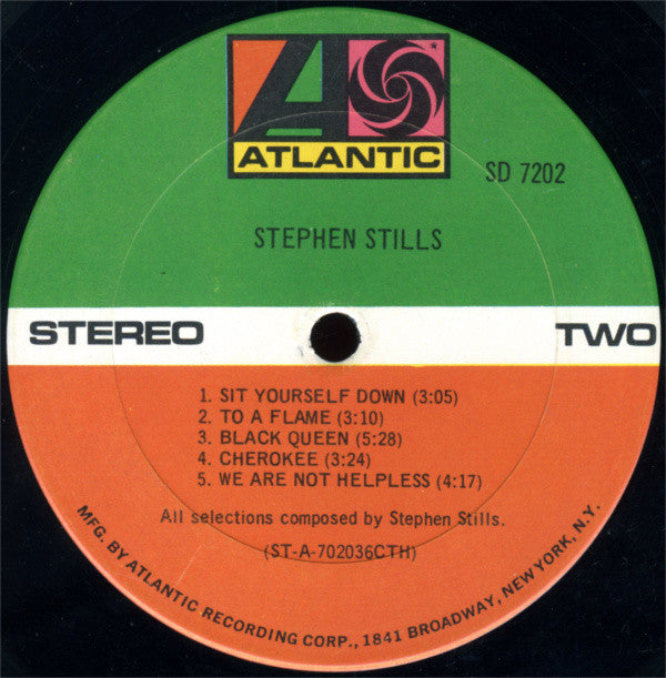 Stephen Stills : Stephen Stills (LP, Album, CTH)