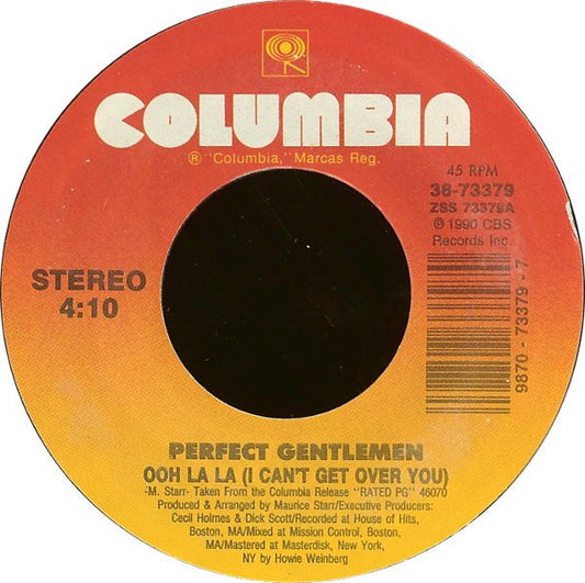 Perfect Gentlemen : Ooh La La (I Can't Get Over You) (7")