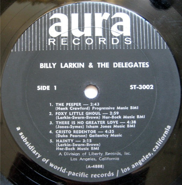 Billy Larkin & The Delegates* : Billy Larkin & The Delegates (LP, Album)
