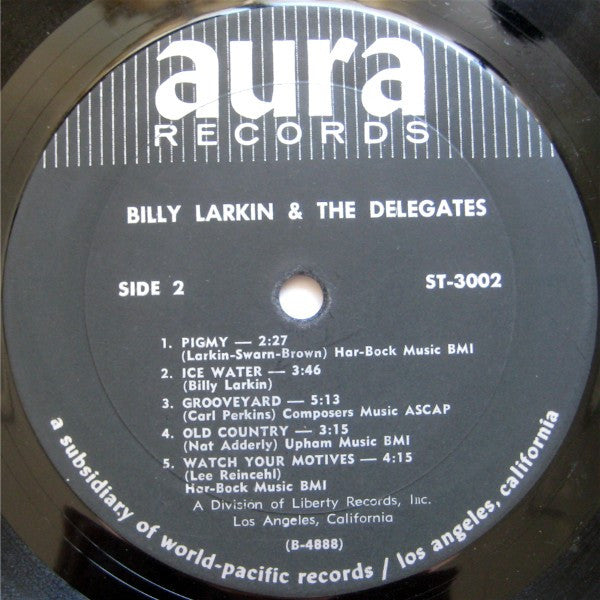 Billy Larkin & The Delegates* : Billy Larkin & The Delegates (LP, Album)