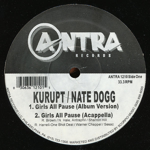 Kurupt : Girls All Pause (12", Single)