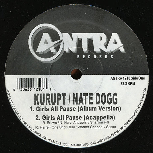 Kurupt : Girls All Pause (12", Single)