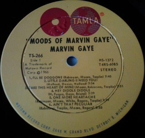 Marvin Gaye 45 vinyl