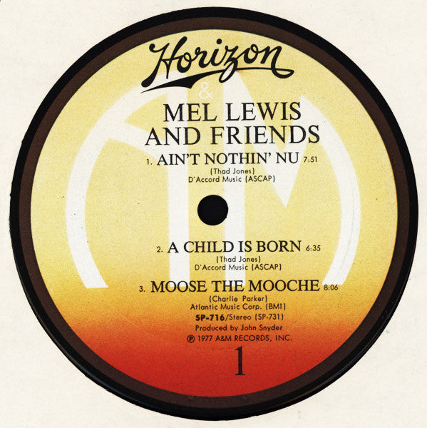 Mel Lewis : Mel Lewis And Friends (VG+) – Square Cat Vinyl