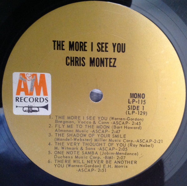 Chris Montez : The More I See You (LP, Album, Mono)