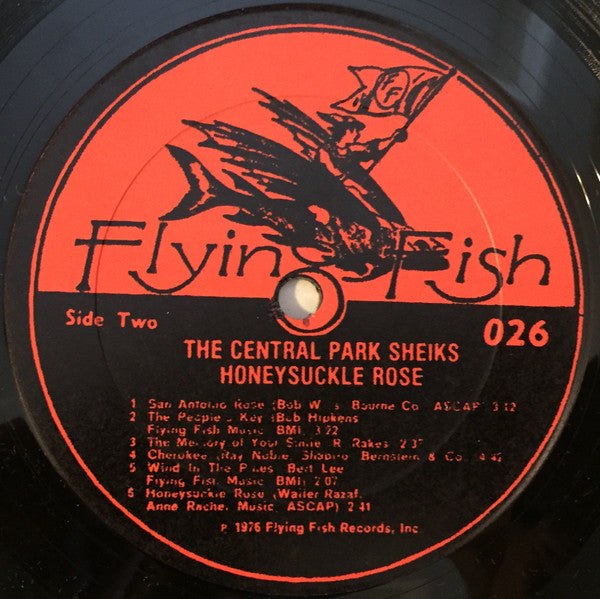 The Central Park Sheiks : Honeysuckle Rose (LP, Album)