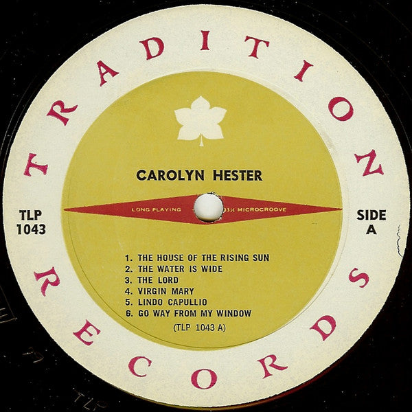 Carolyn Hester : Carolyn Hester (LP, Mono)