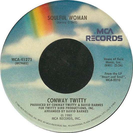 Conway Twitty : Soulful Woman (7", Pin)