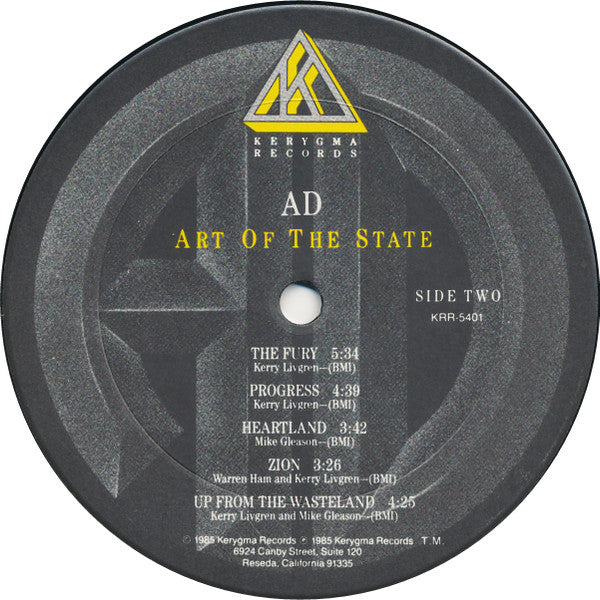 AD (10) : Art Of The State (LP, Album)
