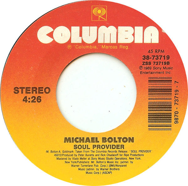 Michael Bolton : Love Is A Wonderful Thing (7", Single, Car)