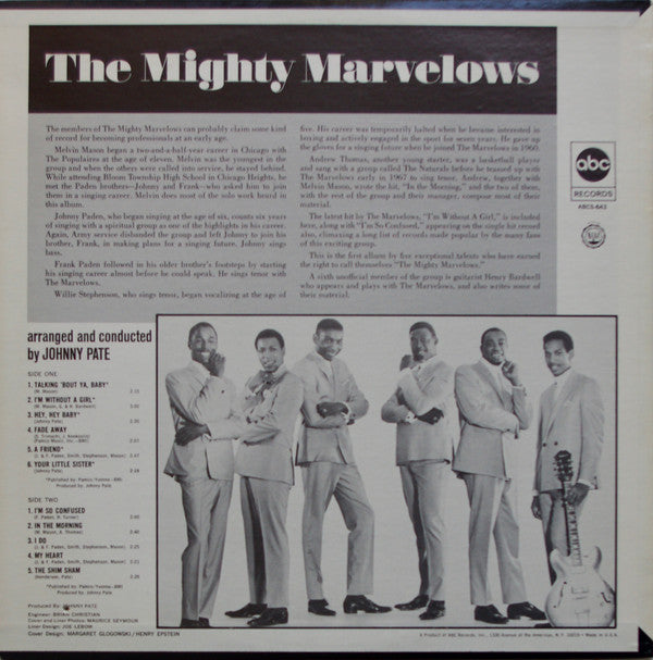 The Mighty Marvelows : The Mighty Marvelows (LP, Album)