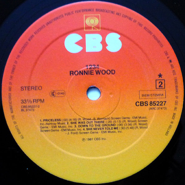 Ronnie Wood* : 1234 (LP, Album)