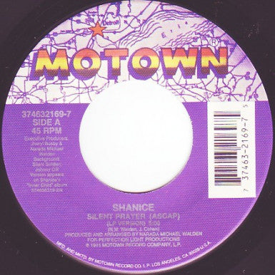 Shanice : Silent Prayer (7")