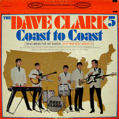 The Dave Clark Five : Coast To Coast (LP, Album)