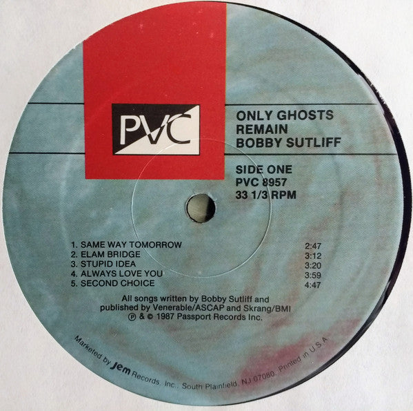 Bobby Sutliff : Only Ghosts Remain (LP, Album)