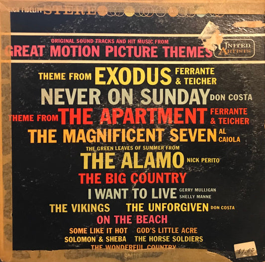 Various : Original Sound Tracks And Hit Music From Great Motion Picture Themes (LP, Comp)