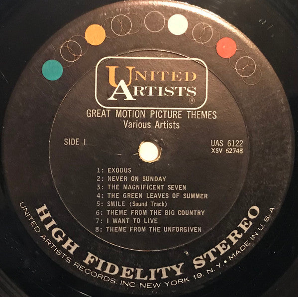 Various : Original Sound Tracks And Hit Music From Great Motion Picture Themes (LP, Comp)