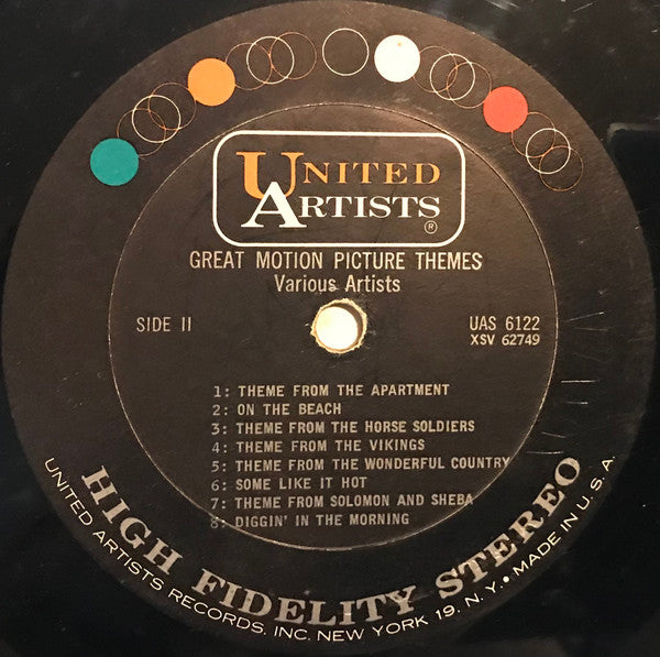 Various : Original Sound Tracks And Hit Music From Great Motion Picture Themes (LP, Comp)
