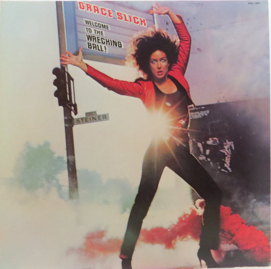 Grace Slick : Welcome To The Wrecking Ball! (LP, Album, Gat)