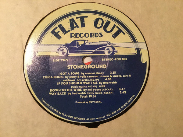 Stoneground : Flat Out (LP, Album)