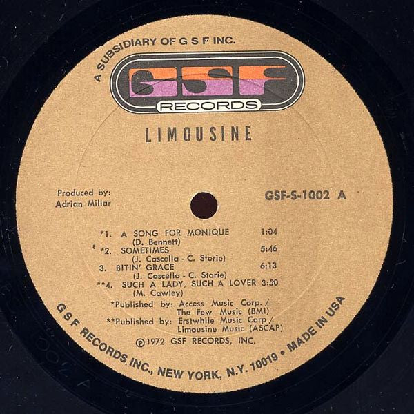 Limousine (10) : Limousine (LP, Album)