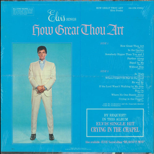 Elvis Presley : How Great Thou Art (LP, Album, RE)