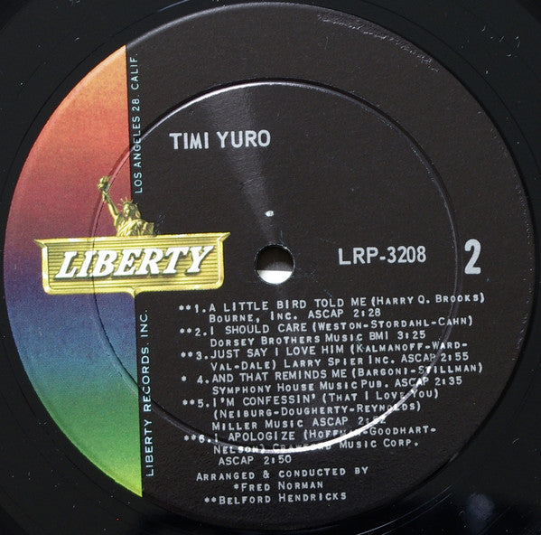 Timi Yuro : Hurt!!!!!!! (LP, Album, Mono, Ind)