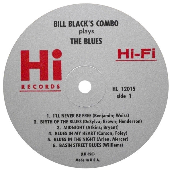 Bill Black's Combo : Bill Black's Combo Plays The Blues (LP, Mono)