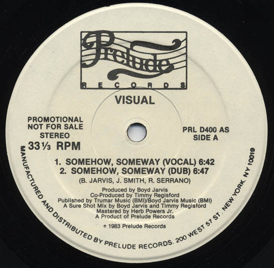Visual : Somehow, Someway (12", Promo)