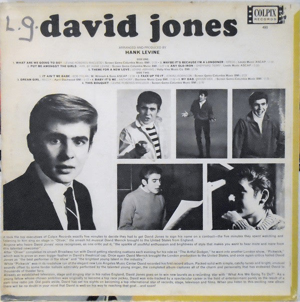 David Jones* : David Jones (LP, Album, Mono, Mon)
