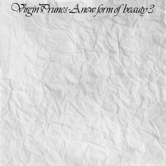 Virgin Prunes : A New Form Of Beauty 3. (12", Single)