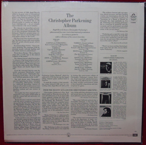 Christopher Parkening : The Christopher Parkening Album (LP, Album)