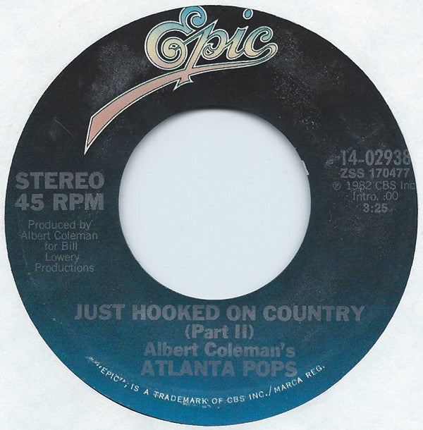 Albert Coleman's Atlanta Pops* : Just Hooked On Country (7", Styrene, Pit)