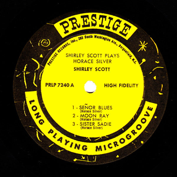 Shirley Scott : Plays Horace Silver (LP, Album, Mono)