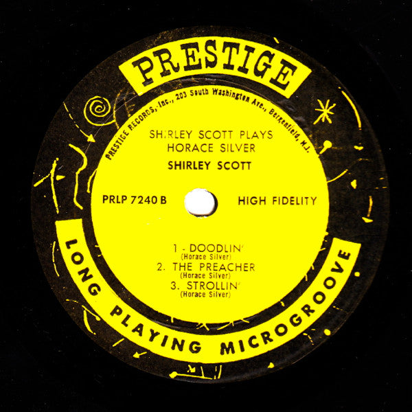 Shirley Scott : Plays Horace Silver (LP, Album, Mono)
