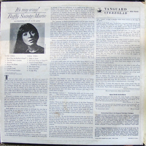 Buffy Sainte-Marie : It's My Way! (LP, Album, Bla)