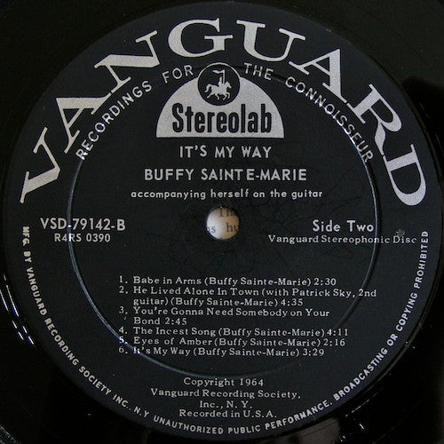 Buffy Sainte-Marie : It's My Way! (LP, Album, Bla)