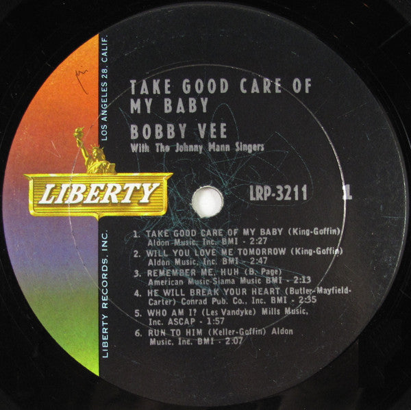 Bobby Vee : Take Good Care Of My Baby (LP, Album)