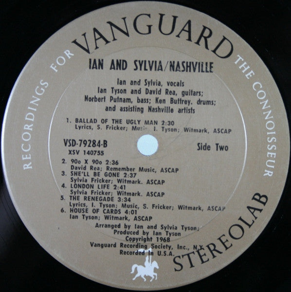 Ian & Sylvia : Nashville (LP, Album)