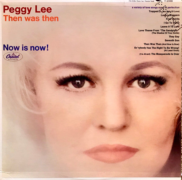 Peggy Lee : Then Was Then And Now Is Now (LP, Album)