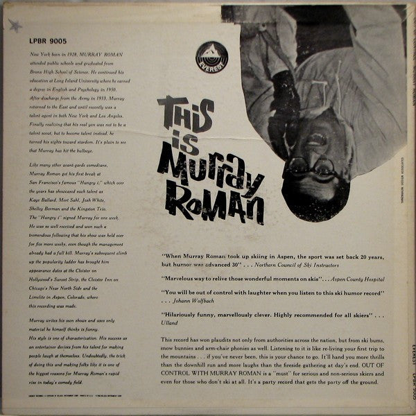 Murray Roman : Out Of Control With Murray Roman (LP, Mono)