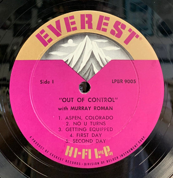 Murray Roman : Out Of Control With Murray Roman (LP, Mono)